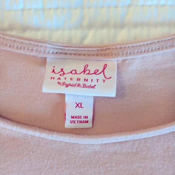 Light Pink Maternity Puffed Sleeve - Picture 3 of 3